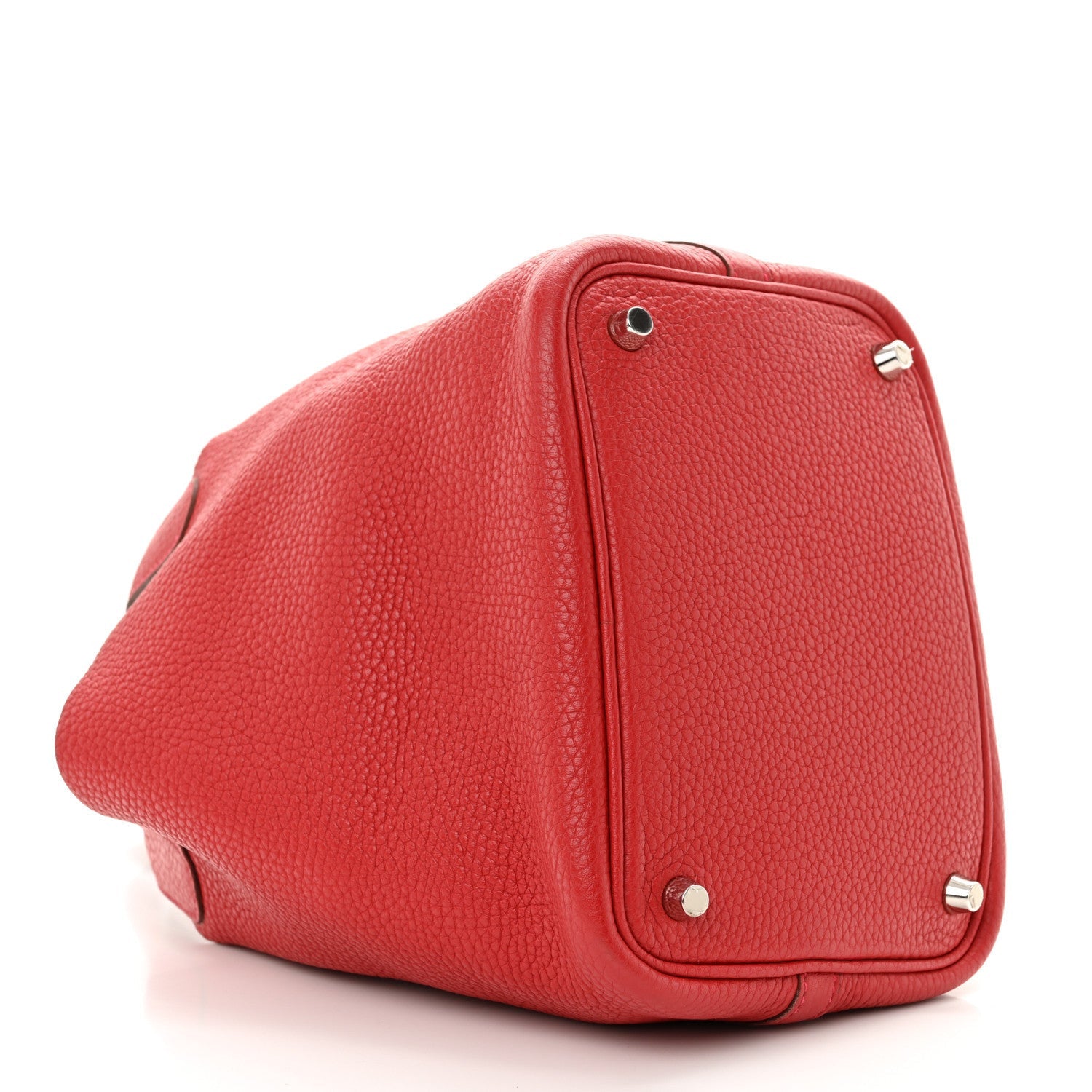 Hermes Taurillon Clemence Picotin Lock 18 PM Rouge Casaque 4 of 7