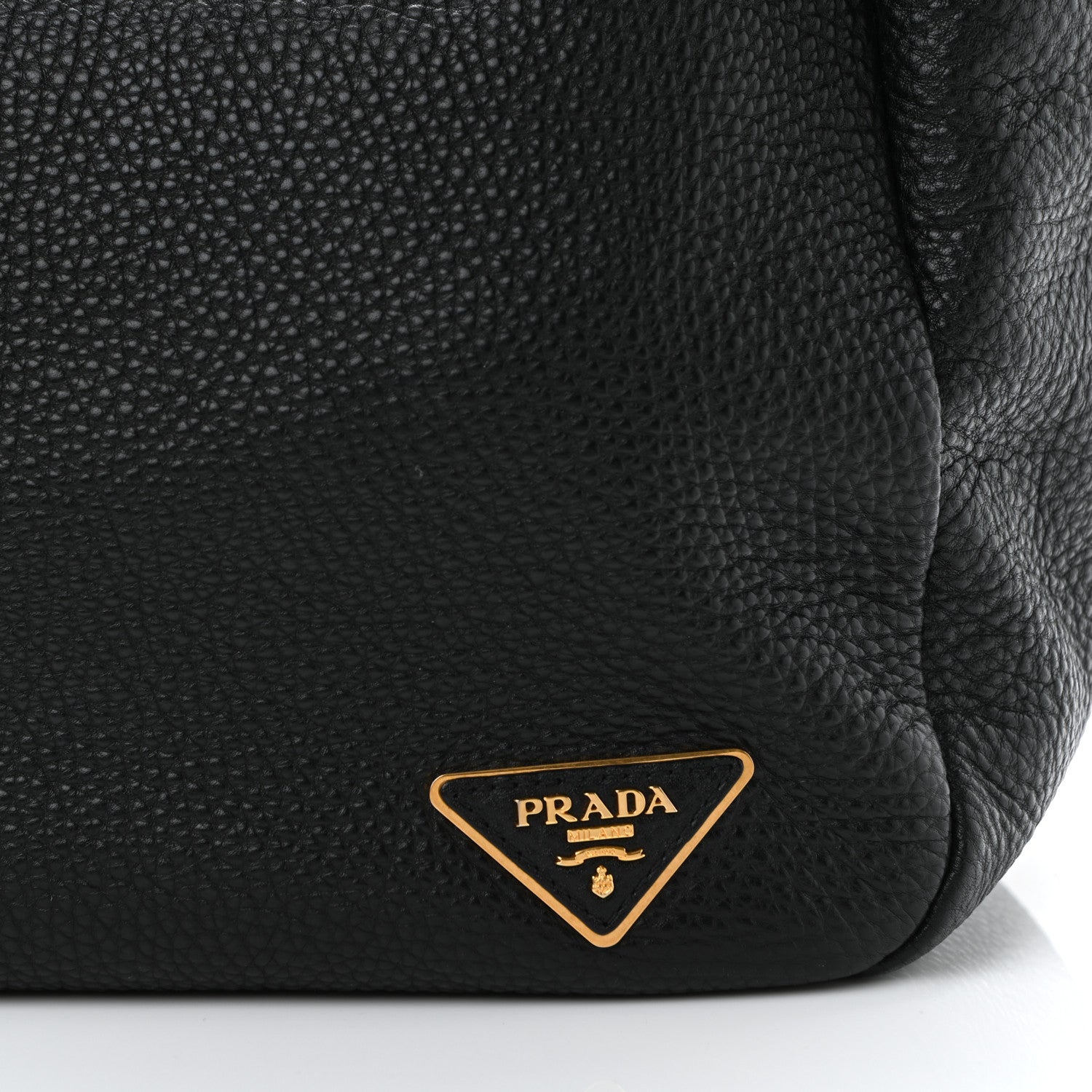 Prada Vitello Daino Side Pocket Hobo Black 8 of 10