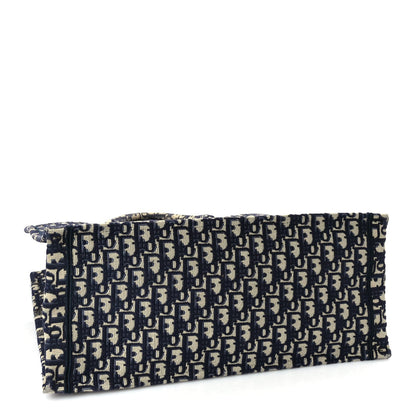 Christian Dior Oblique Large Book Tote Blue Multicolor 3 of 8