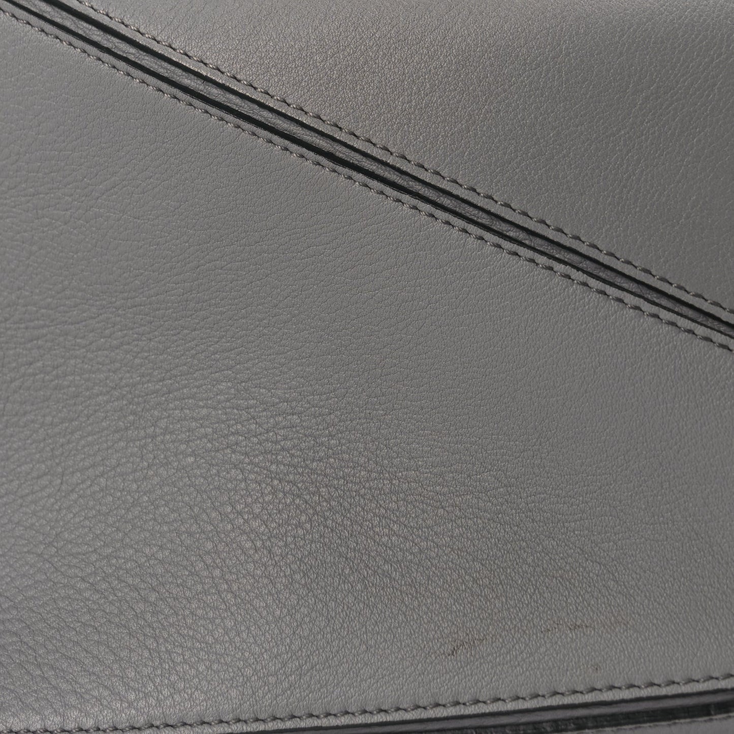 Calfskin Large Puzzle Bag Grey