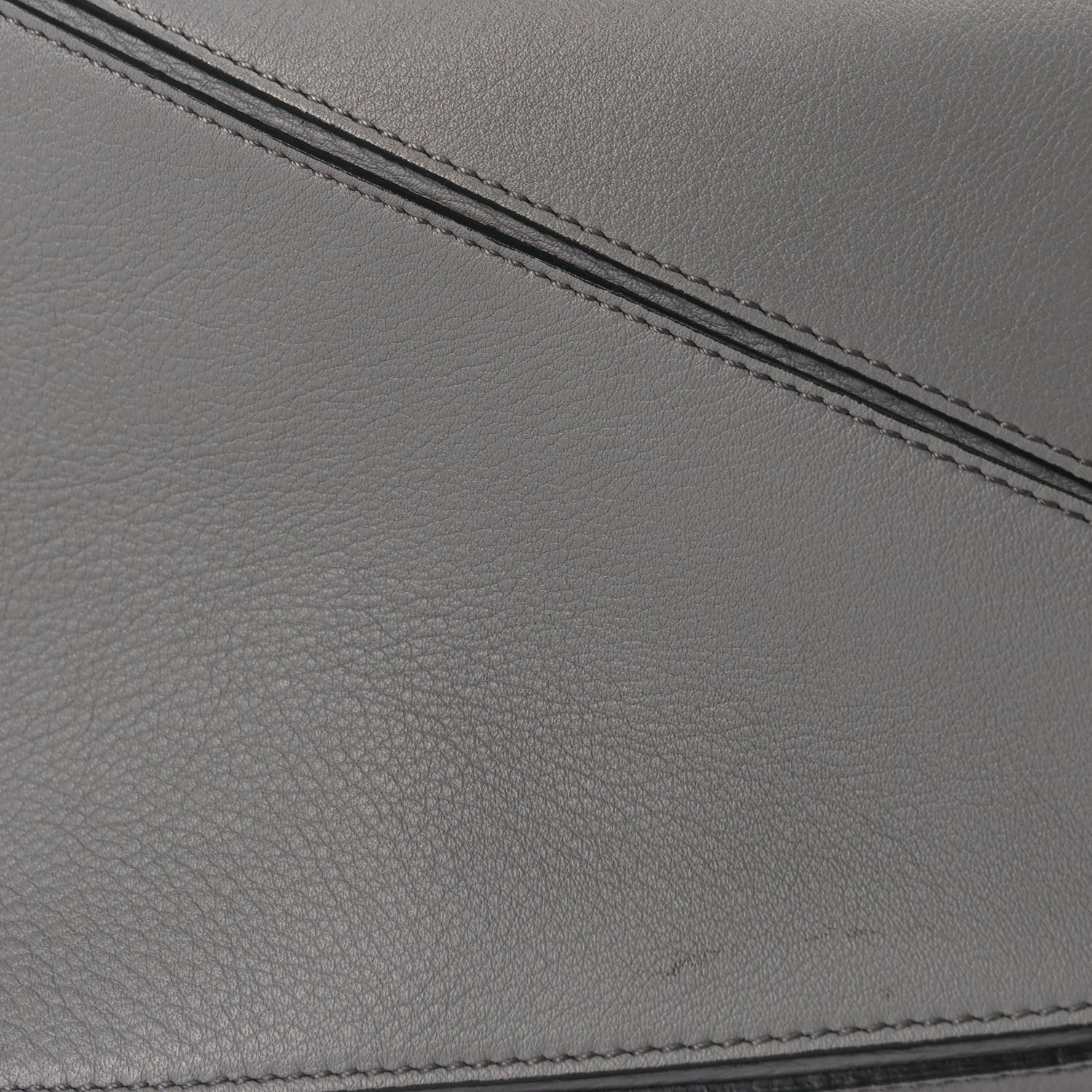 Loewe Calfskin Large Puzzle Bag Grey 6 of 8