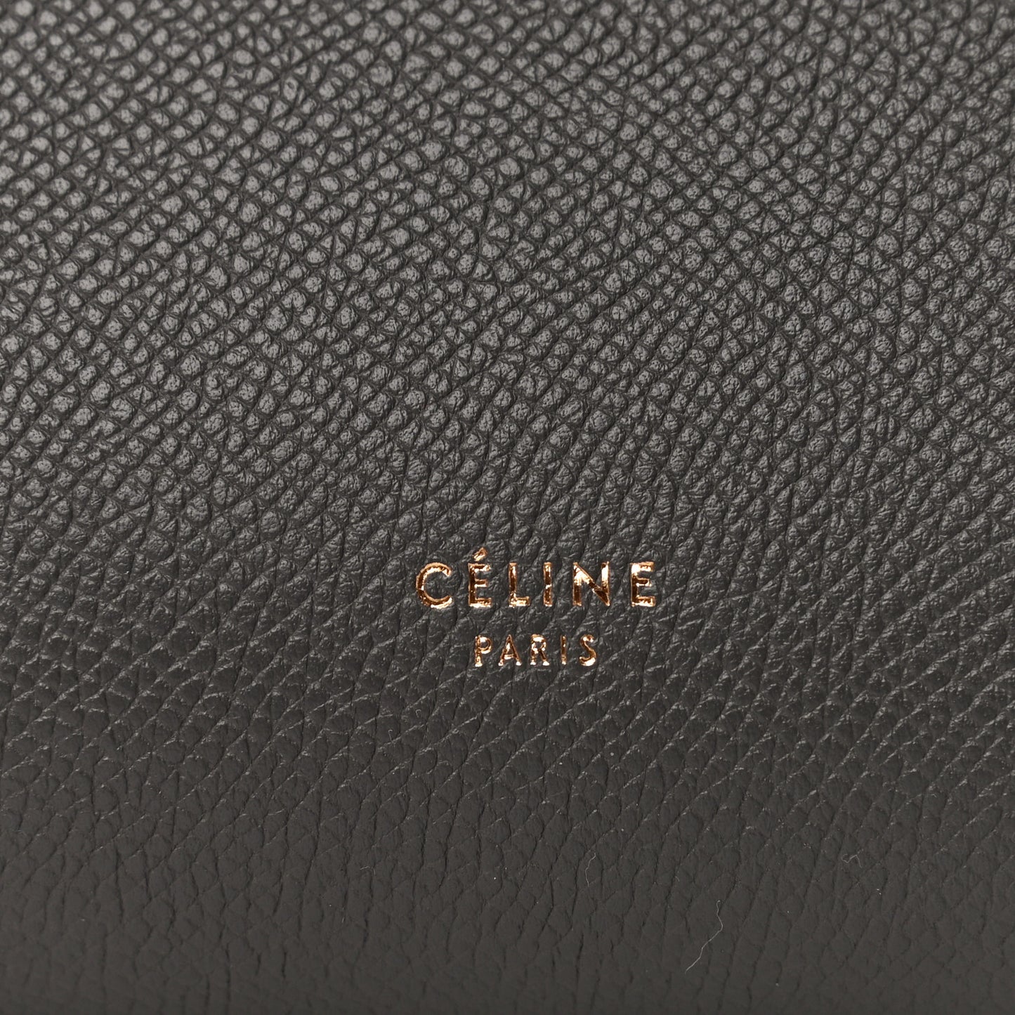 Grained Calfskin Nano Belt Bag Grey