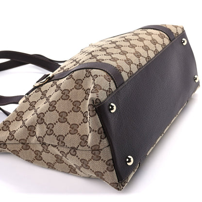 Gucci Monogram Medium Abbey Tote Dark Brown 7 of 8