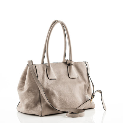 Prada Vitello Daino Shopping Tote Pomice 3 of 8