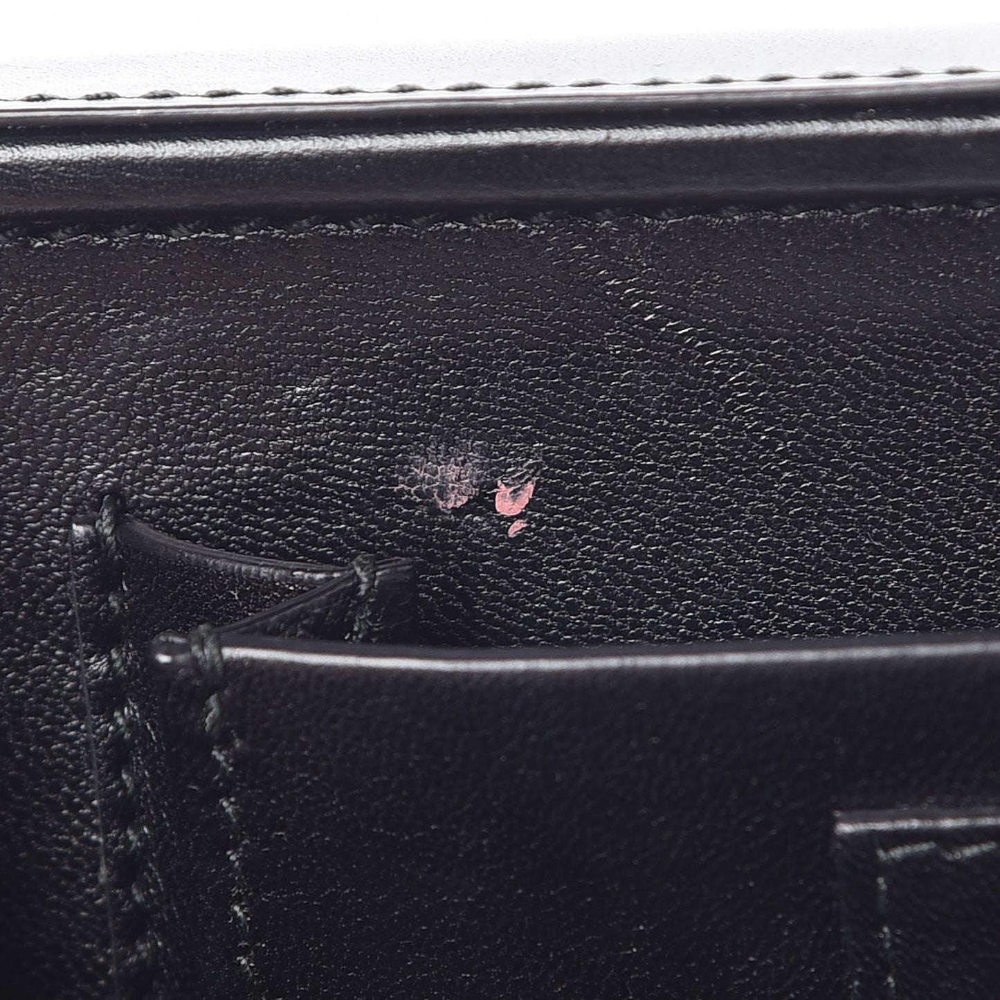 Calfskin Micro Mellettes Clutch Black