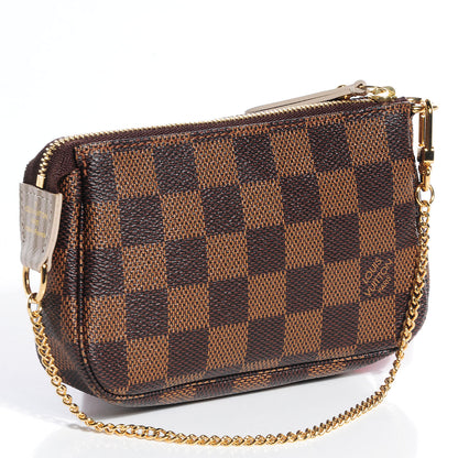 Louis Vuitton Damier Ebene Trunks and Locks Mini Pochette Accessories 3 of 8