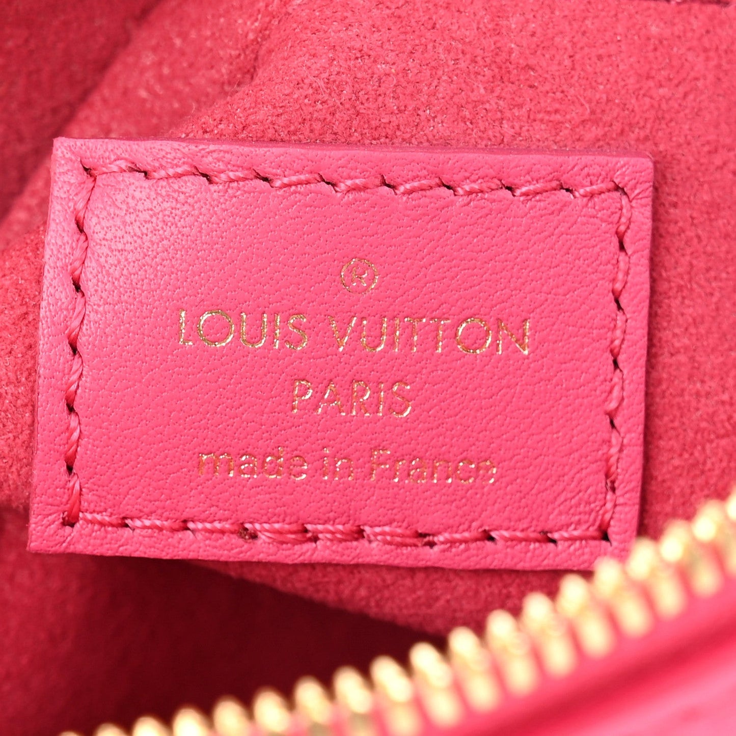 Calfskin Nanogram Embossed Speedy Bandouliere 20 Rose
