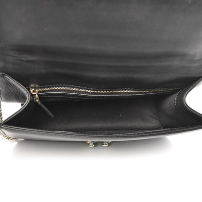 Valentino Garavani Vitello Medium Glam Lock Rockstud Flap Black 5 of 7