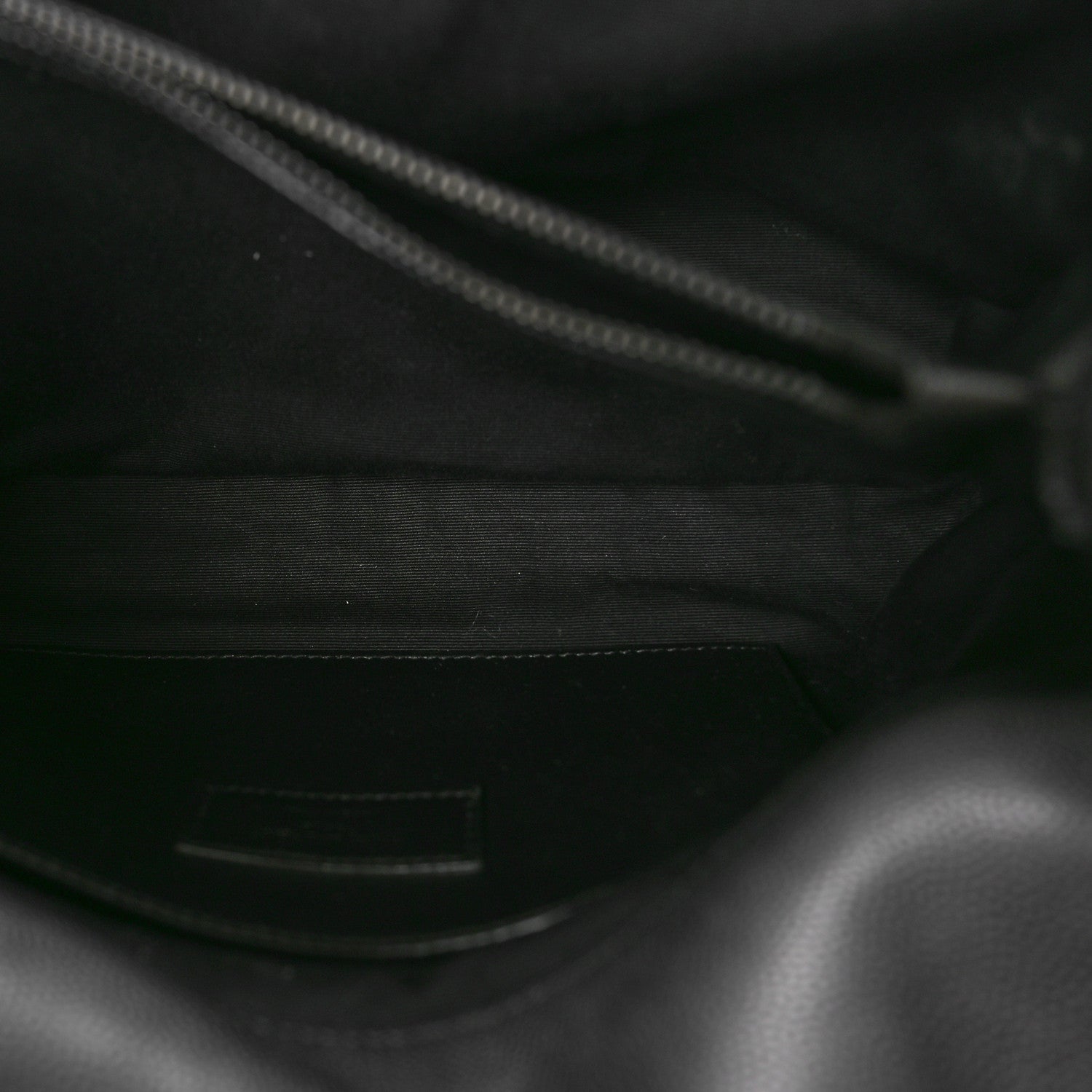 Saint Laurent Grain De Poudre Medium West Hollywood Monogram Fold-Over Black 6 of 13