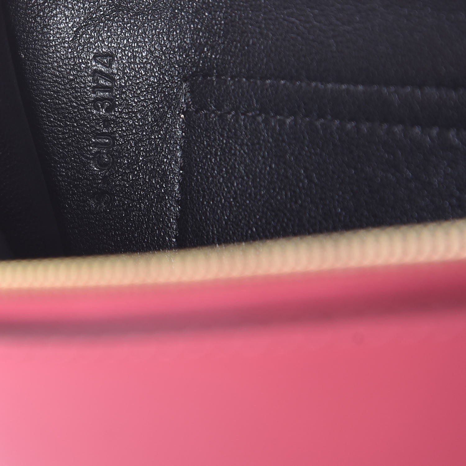 Celine Smooth Calfskin Medium Pocket Clutch On Chain Rose Dust 8 of 10