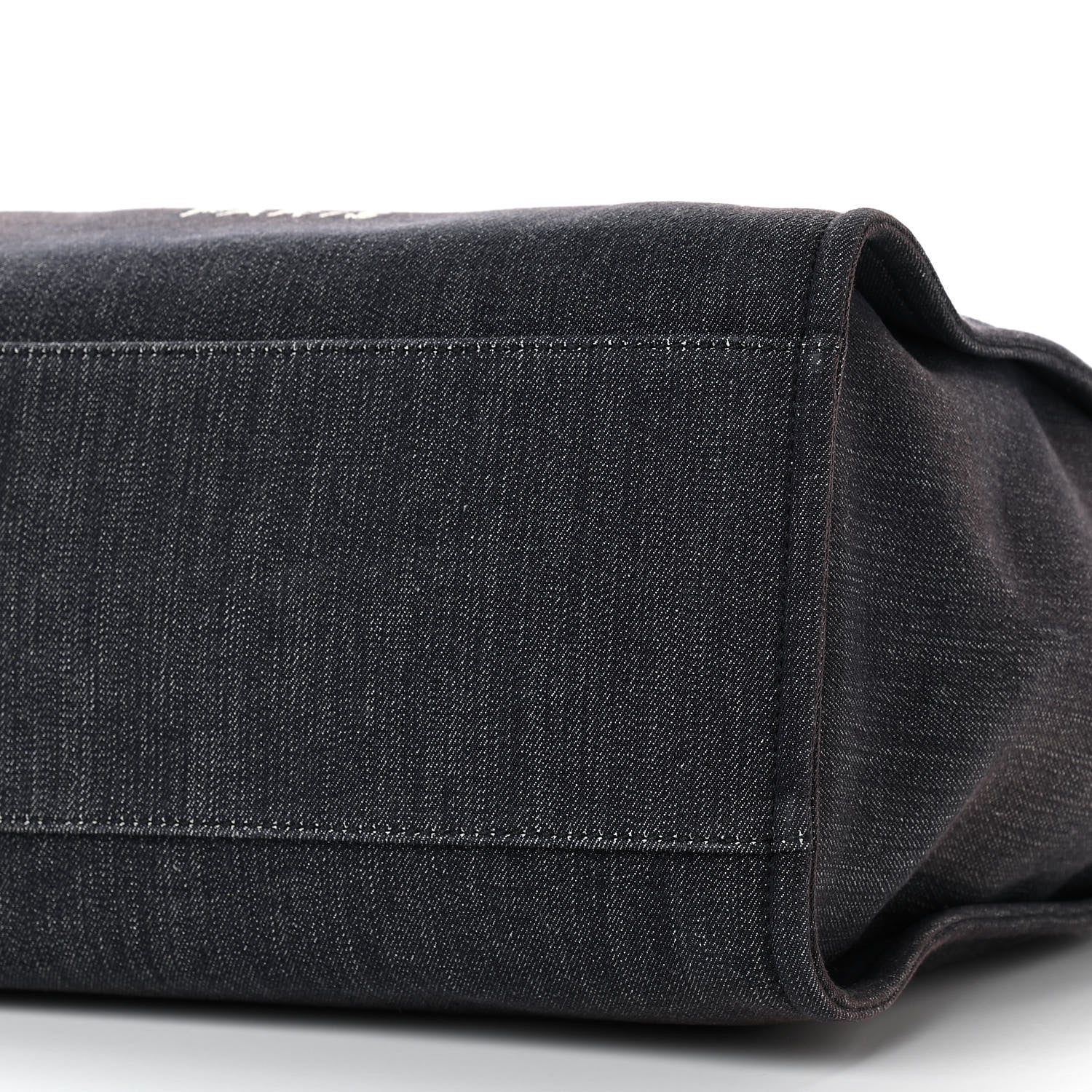 Chanel Denim Medium Deauville Tote Dark Blue 10 of 11