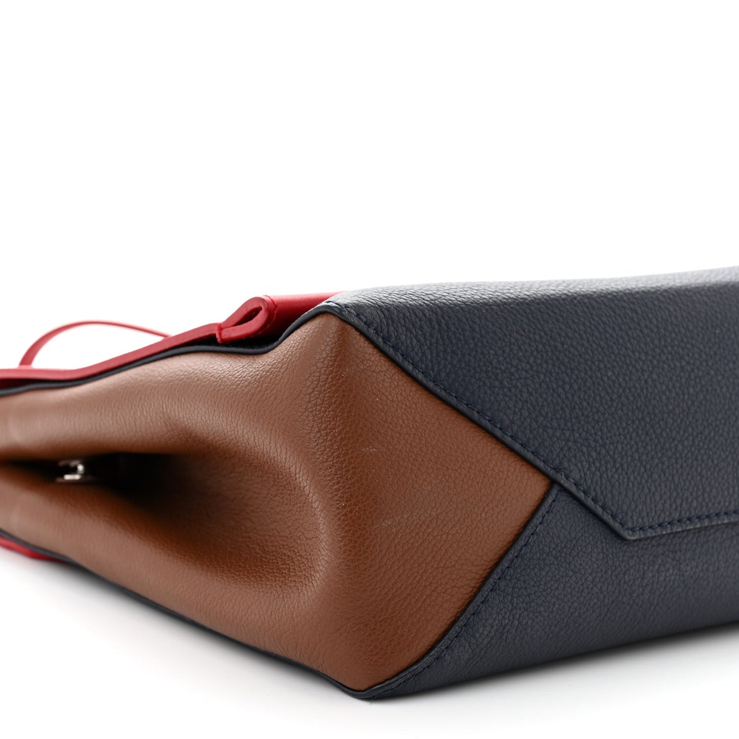 Calfskin Lockme II Top Handle Rubis Marine