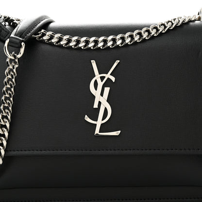 Saint Laurent Calfskin Medium Monogram Sunset Black 8 of 12