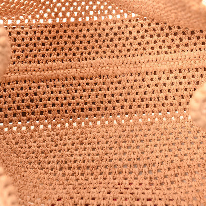 Louis Vuitton Raffia Calfskin Monaco OnTheGo MM Rose 6 of 7