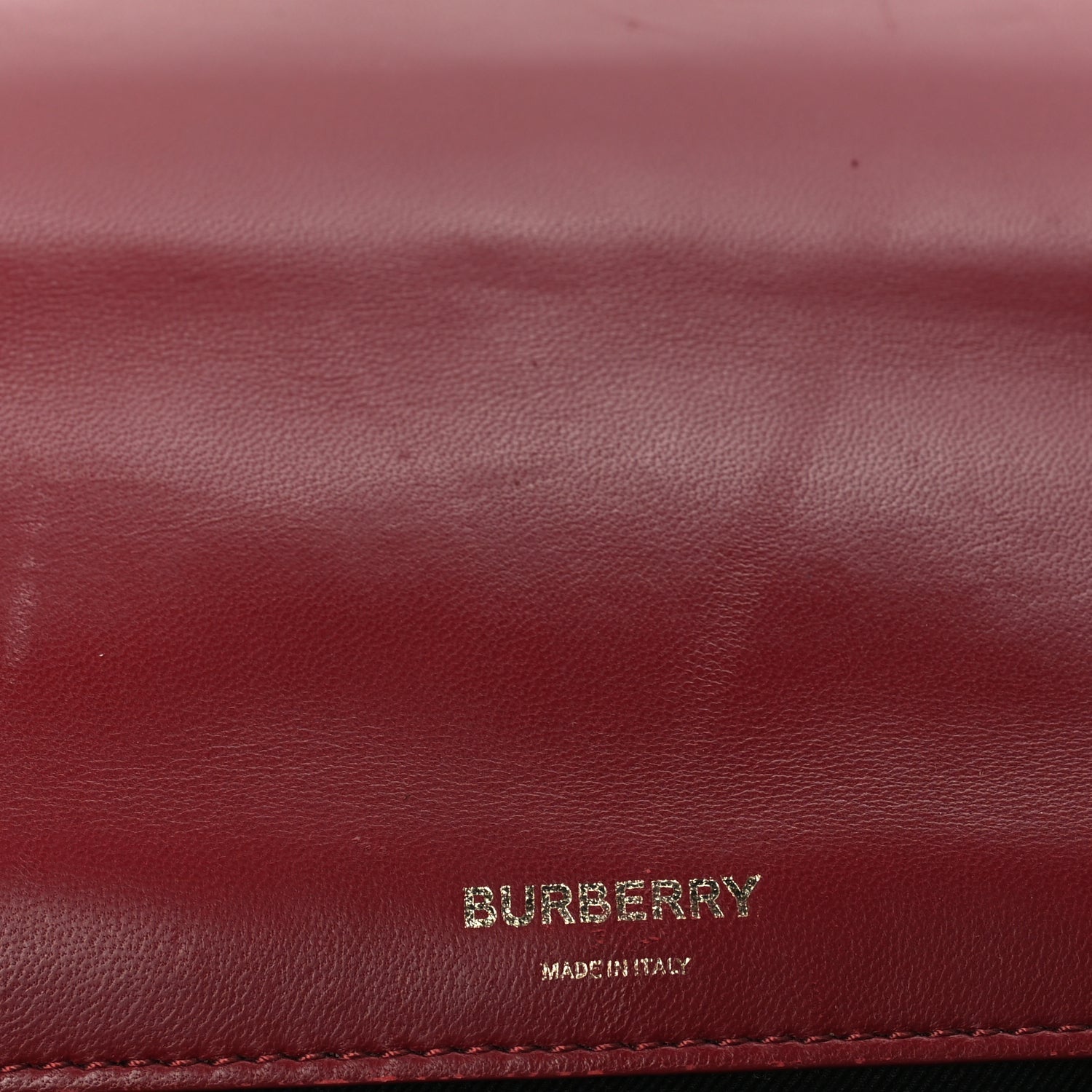 Burberry Lambskin Quilted Small Lola Bag Bright Red Dark Crimson 4 of 8