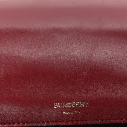 Burberry Lambskin Quilted Small Lola Bag Bright Red Dark Crimson 4 of 8