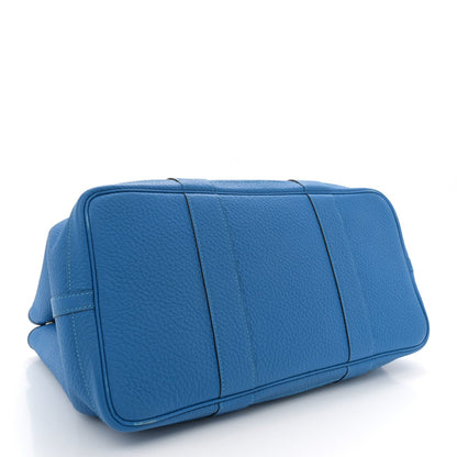 Hermes Negonda Garden Party Tote 36 MM Bleu Hydra 4 of 7