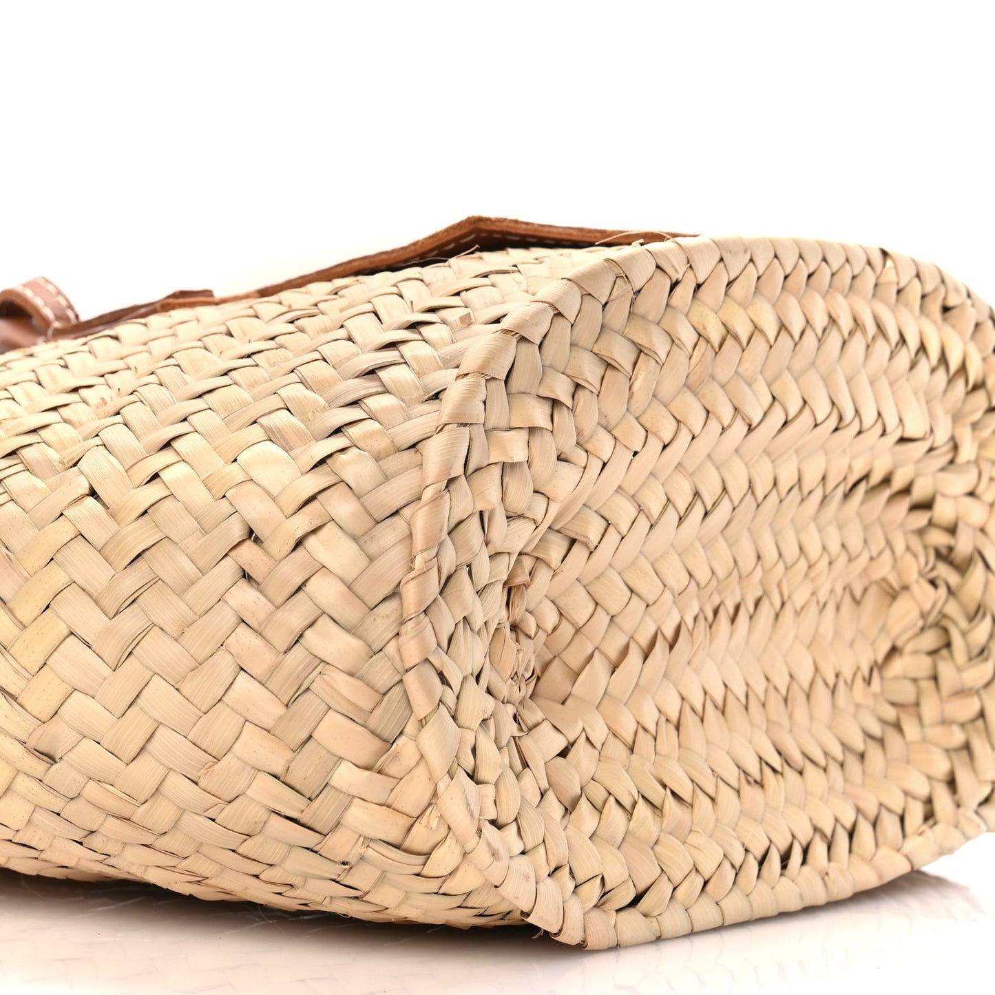 Raffia Le Petit Panier Soli  Light Brown