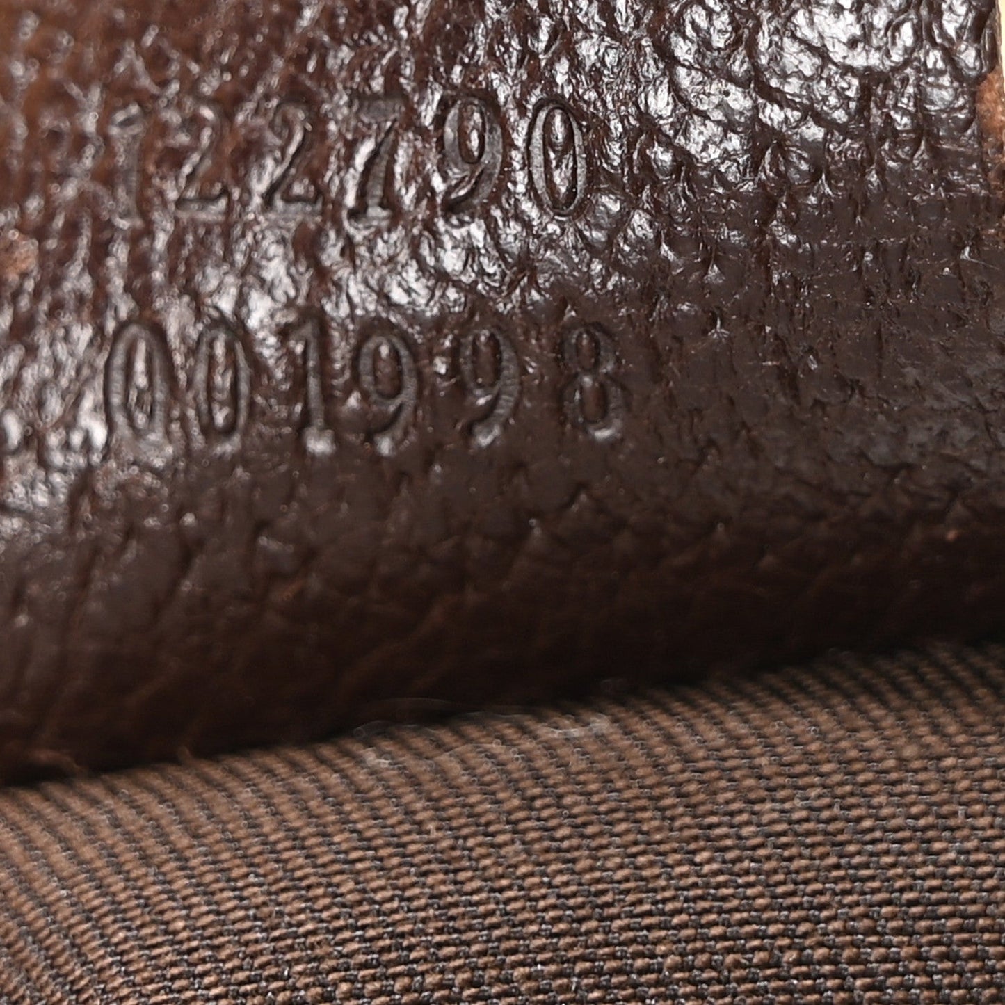 Monogram Medium Half Moon Hobo Dark Brown
