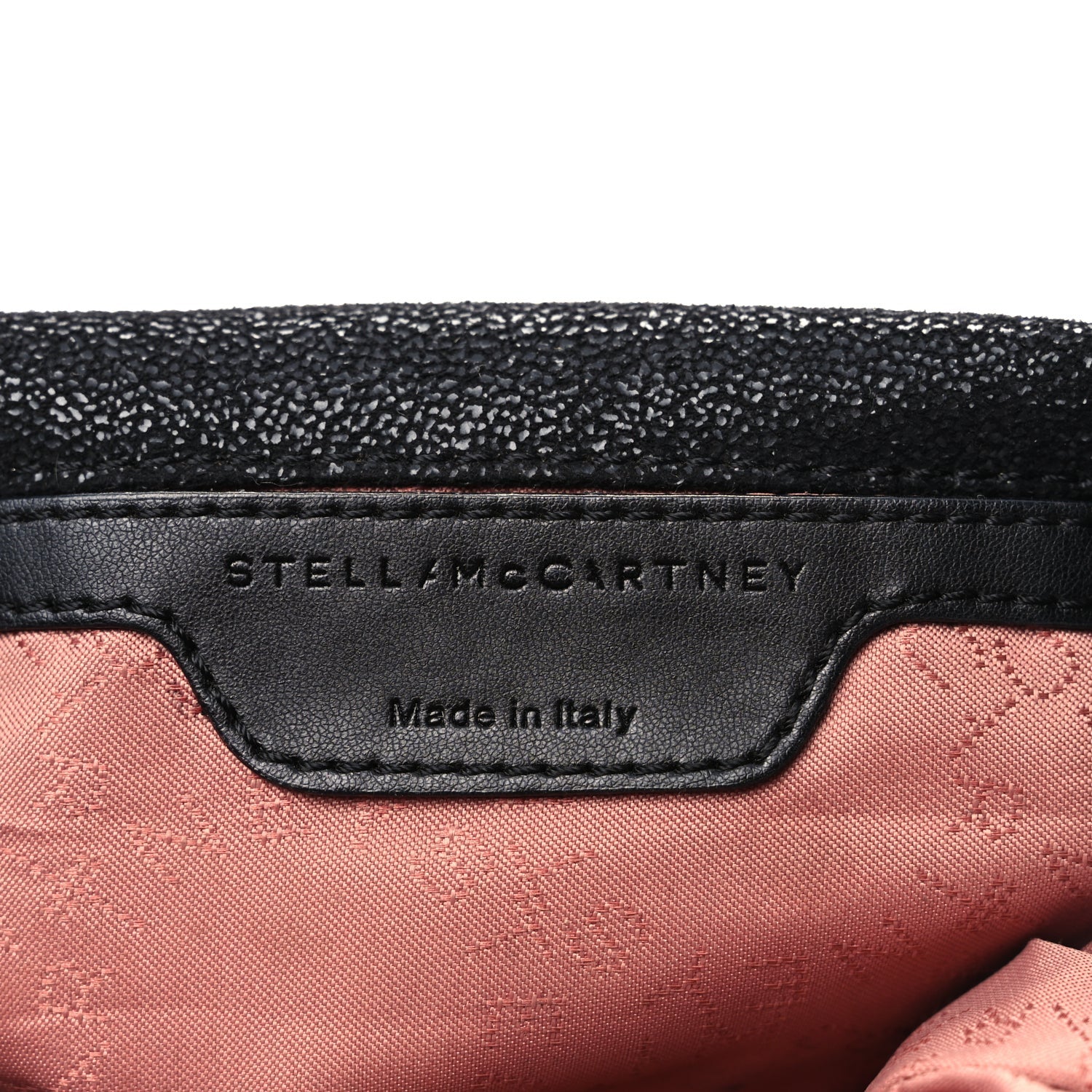 Stella McCartney Shaggy Deer Mini Falabella Fold Over Tote Black 5 of 10