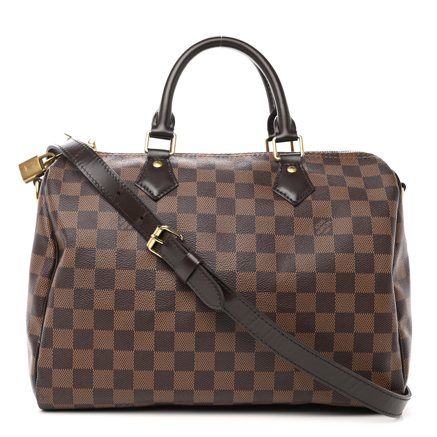 Louis Vuitton Damier Ebene Speedy Bandouliere 30 1 of 10