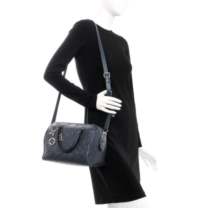 Louis Vuitton Empreinte Pins Speedy Bandouliere 25 NM Marine 2 of 8