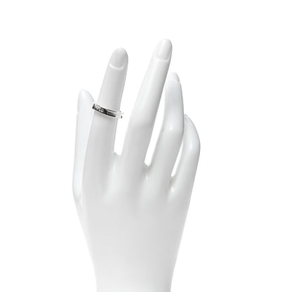 Tiffany Sterling Silver Narrow 1837 Band Ring 49 5 2 of 5