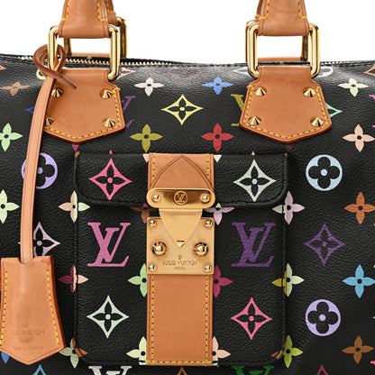 Louis Vuitton Monogram Multicolor Speedy 30 Black 7 of 13