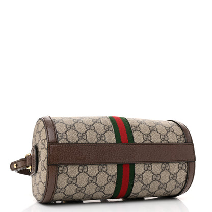 Gucci GG Supreme Monogram Web Small Ophidia Boston Bag Beige New Acero 4 of 12