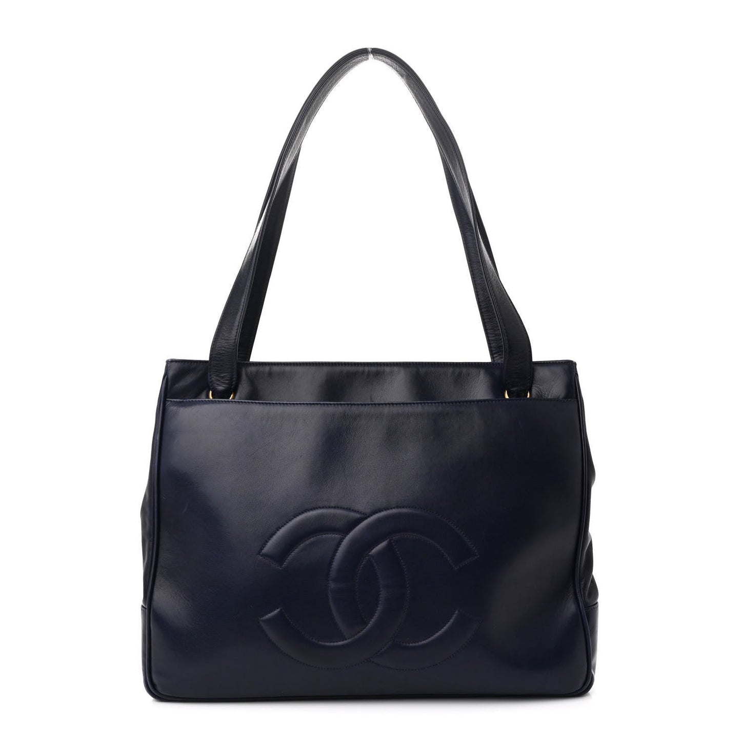 Lambskin CC Tote Navy