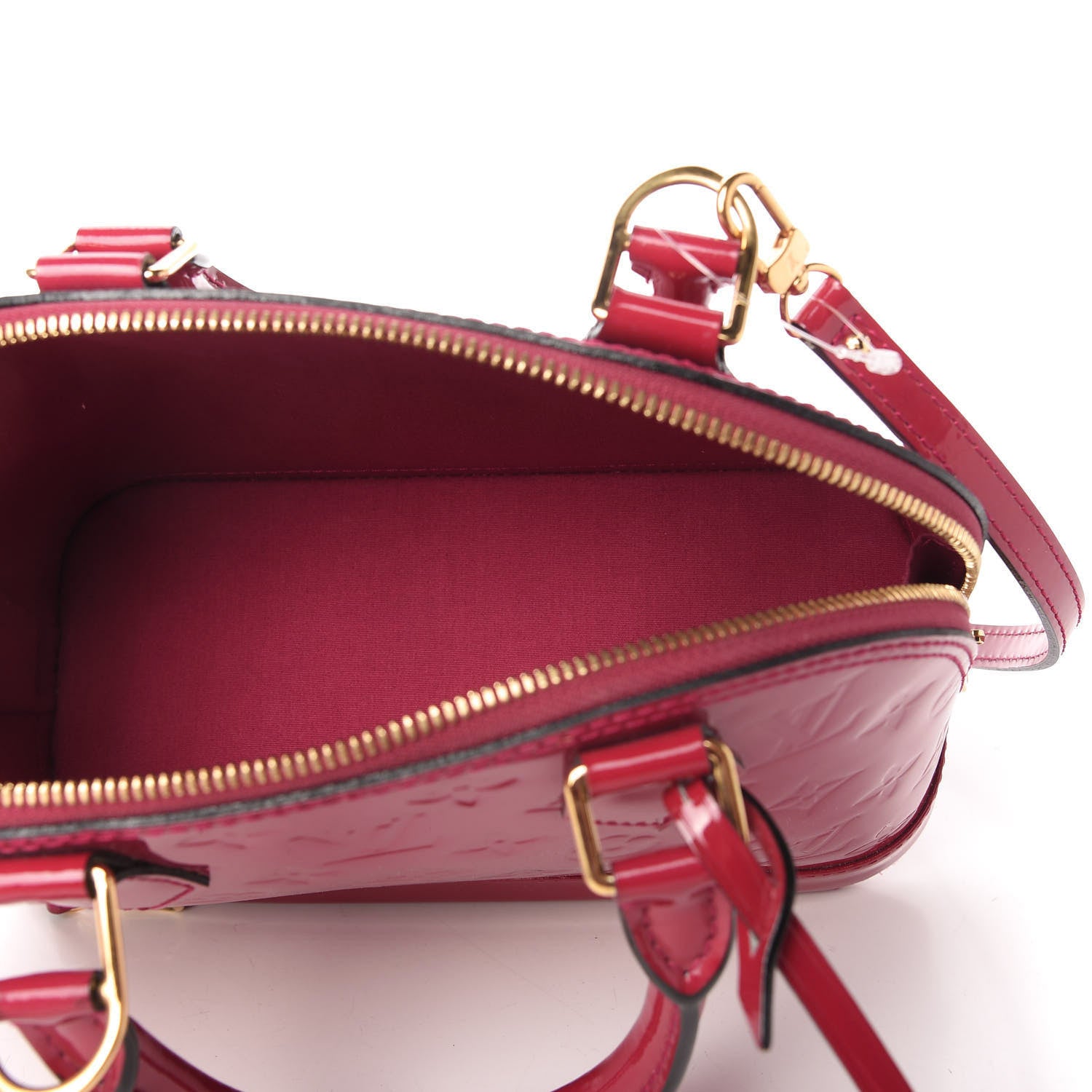 Louis Vuitton Vernis Alma BB Rose Indien 5 of 9