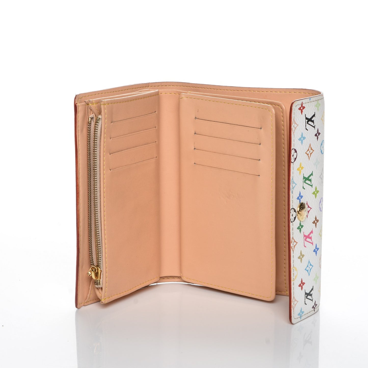 Monogram Multicolor Alexandra Wallet White