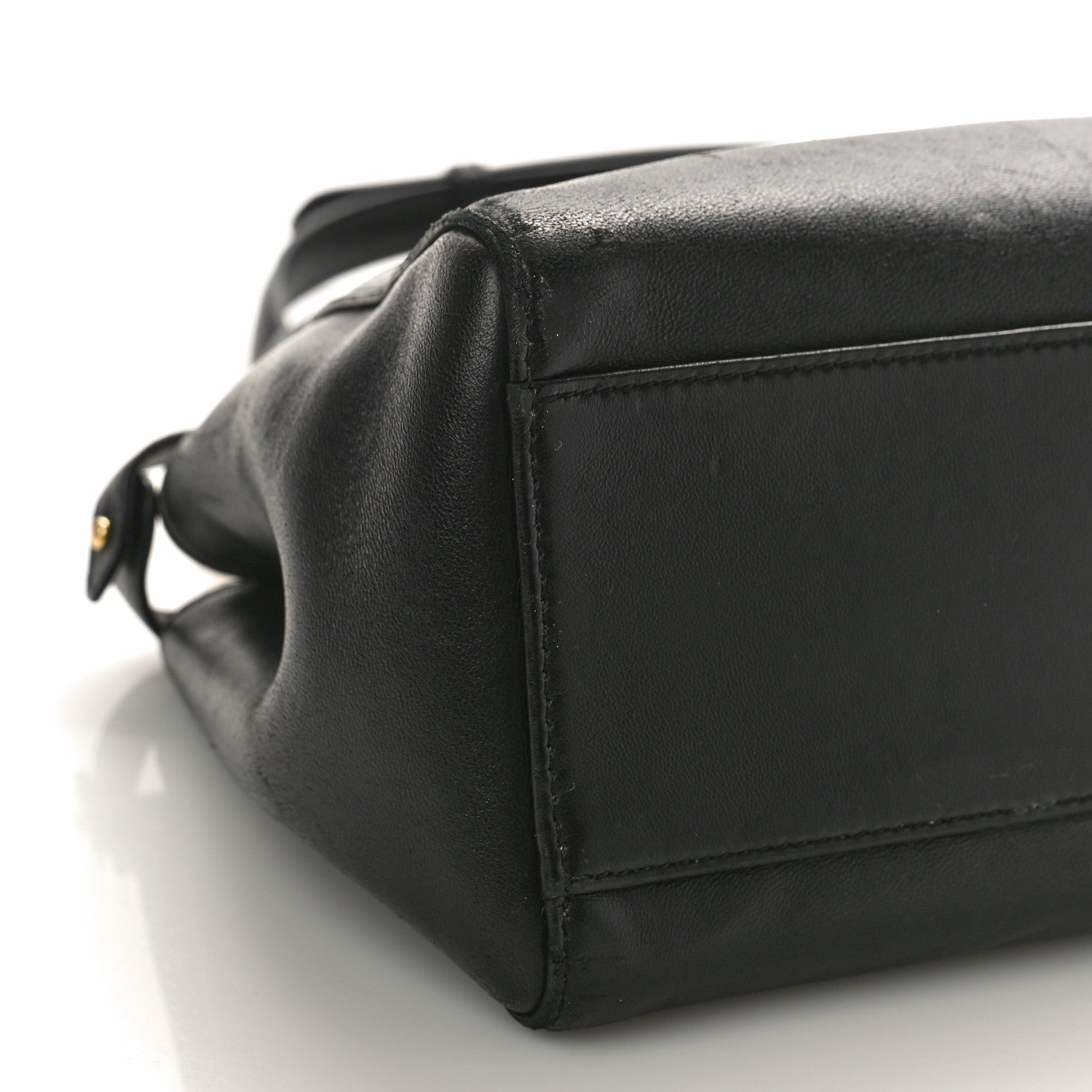 Fendi Nappa Mini Peekaboo Iconic Satchel Black 7 of 12