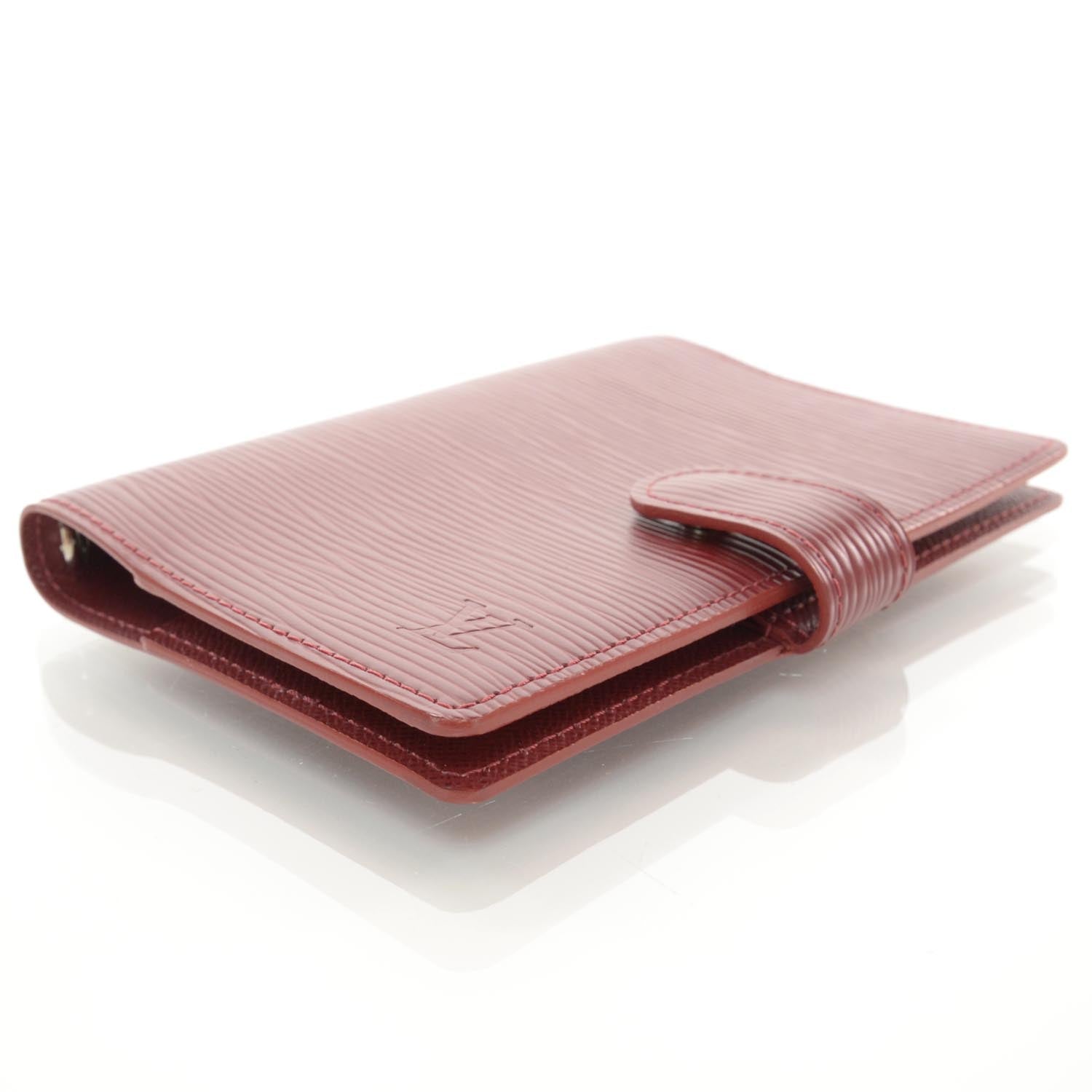 Louis Vuitton Epi Small Ring Agenda Red 4 of 8