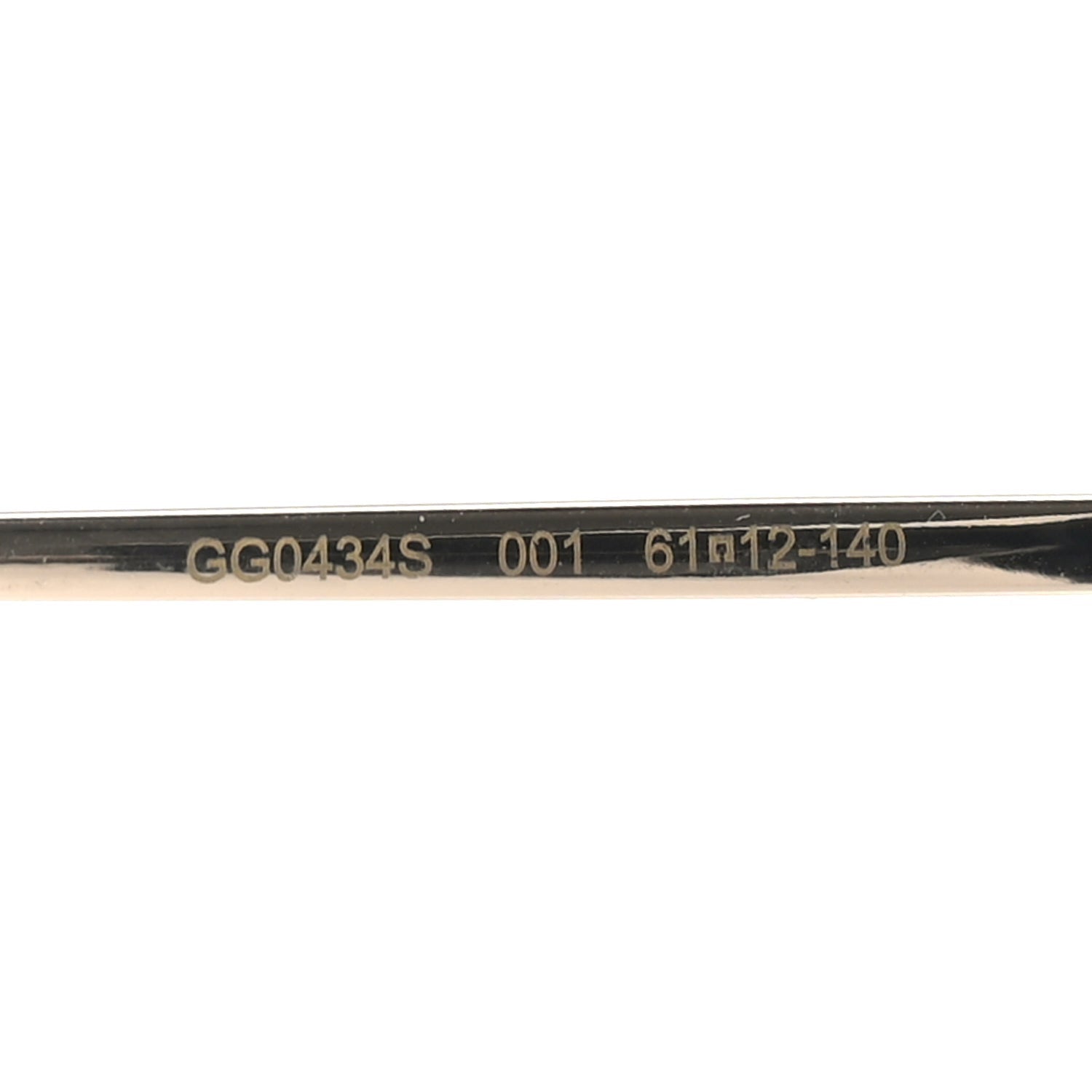Gucci Acetate Oversize Square Frame GG0435SA Sunglasses  Black 5 of 7