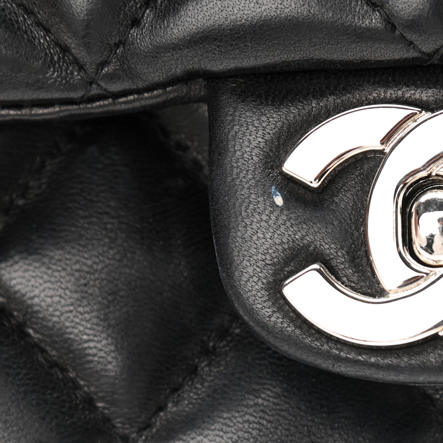 Chanel Lambskin Quilted Kelly Jumbo Flap Bag Black 15 of 16