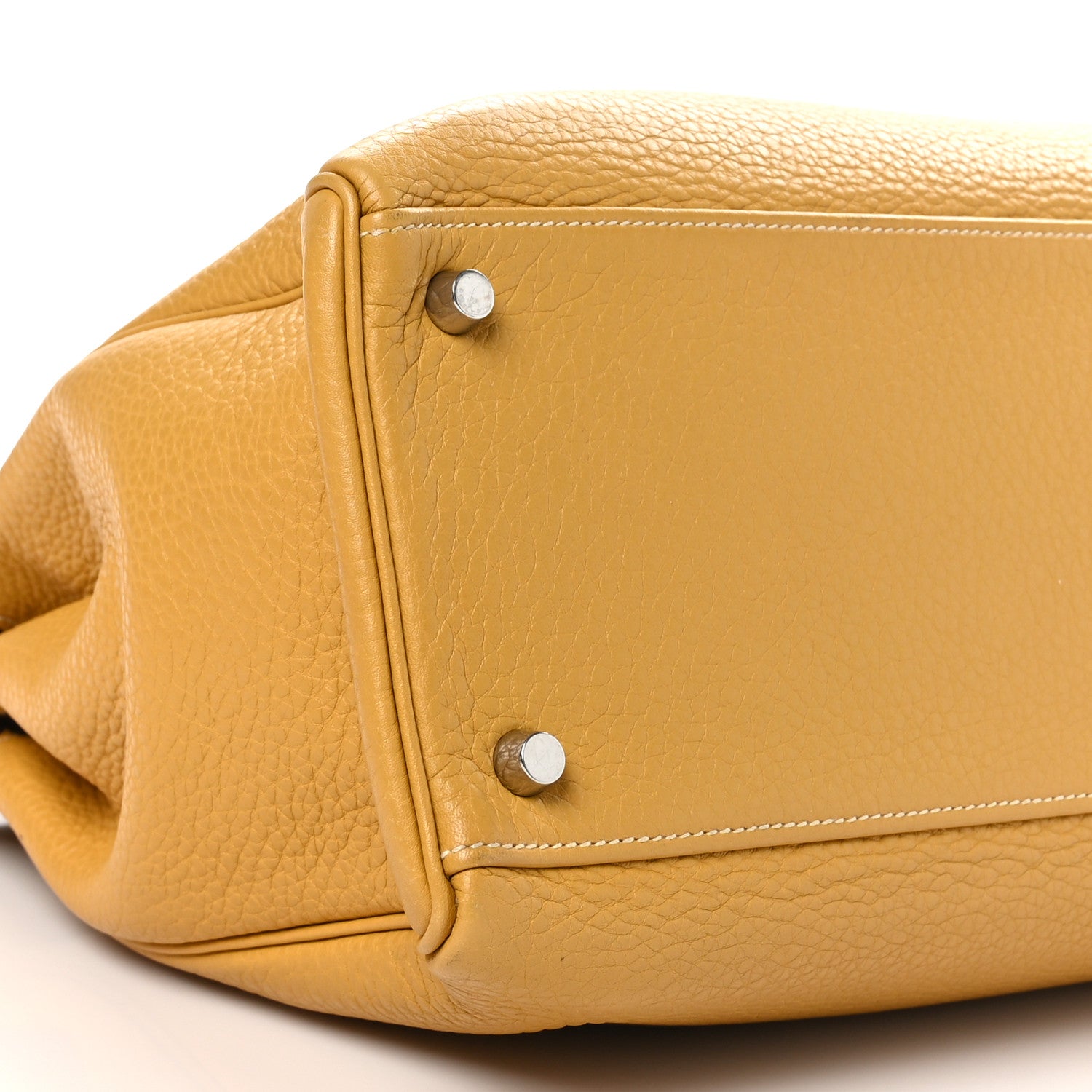 Hermes Taurillon Clemence Kelly Retourne 35 Curry 9 of 13