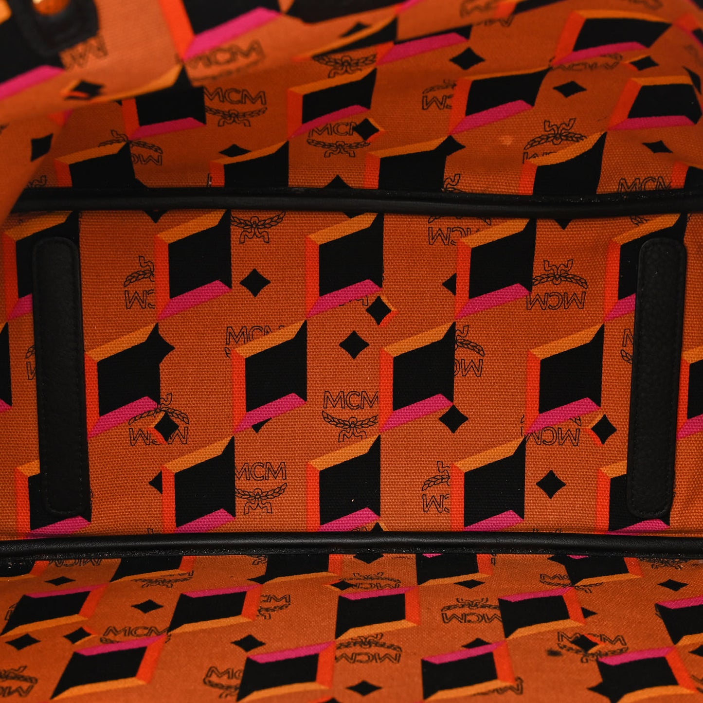 Visetos Medium Project Reversible Shopper Tote Cognac