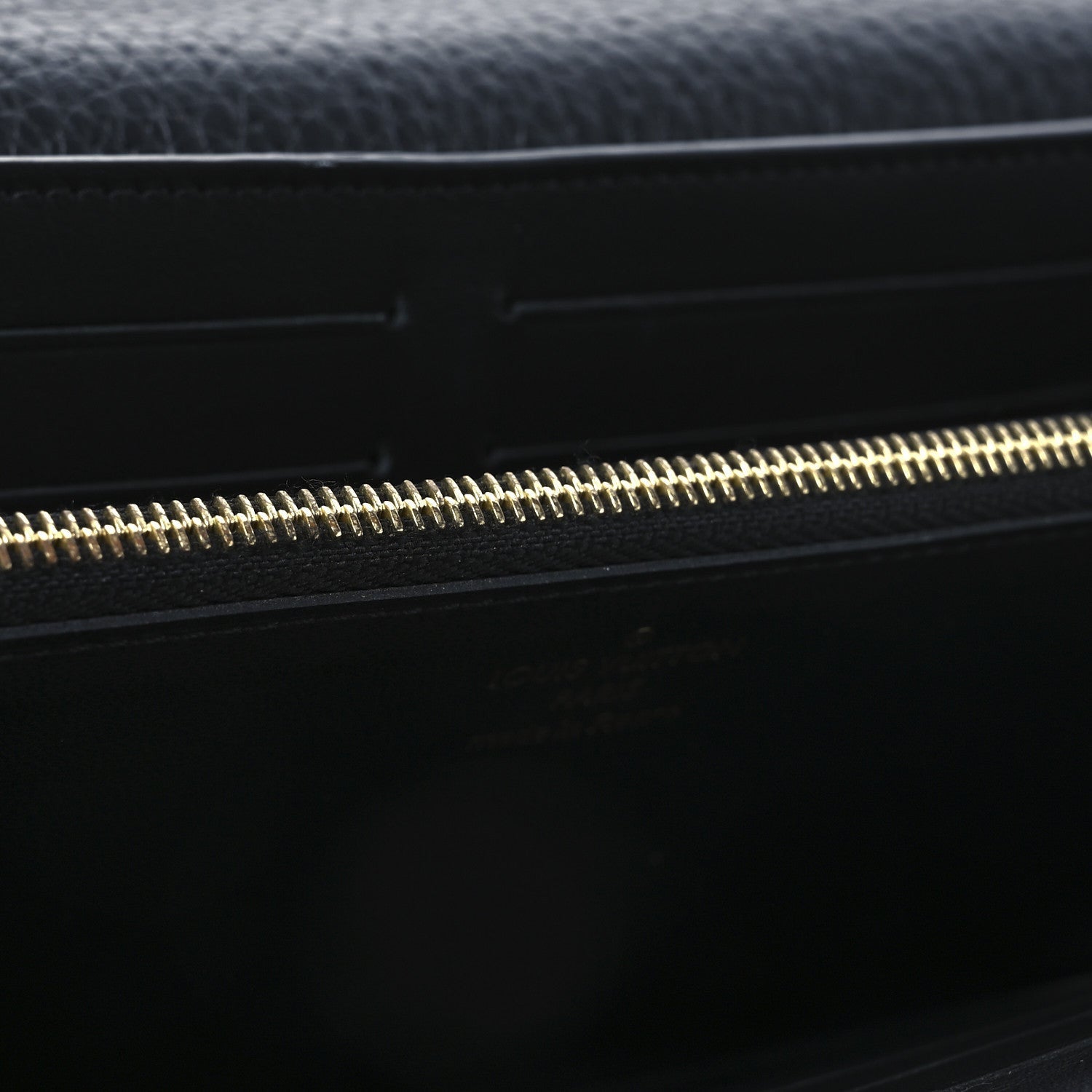 Louis Vuitton Taurillon Embellished Capucines Long Wallet Black 7 of 7