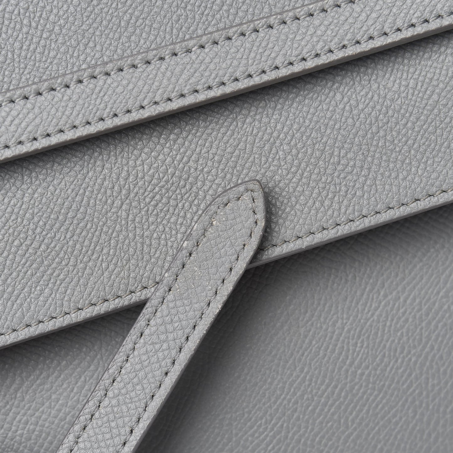 Grained Calfskin Mini Belt Bag Cloud