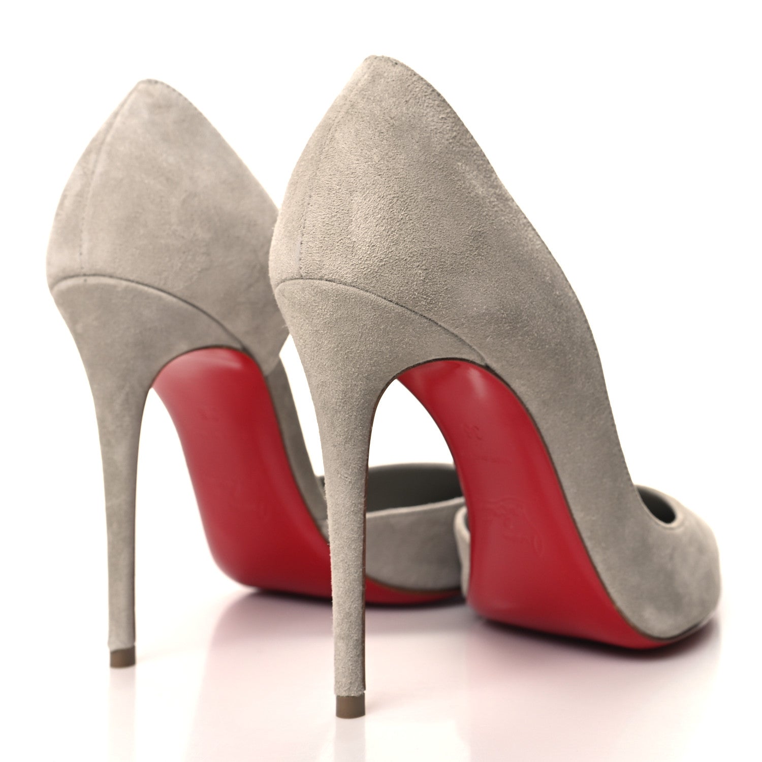 Christian Louboutin Veau Velour Iriza 100 Pumps 36 Goose 4 of 8