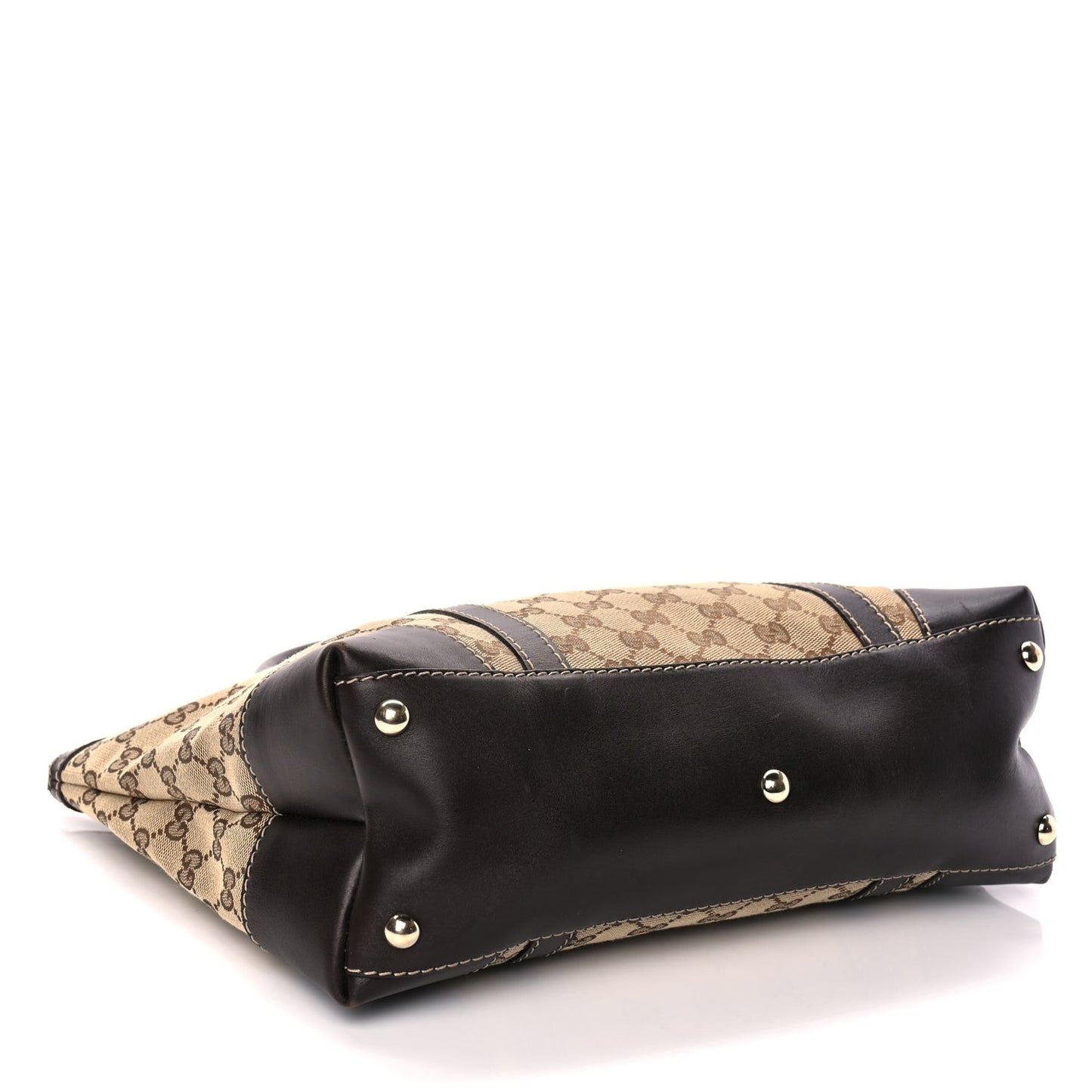 Monogram Small Lovely Heart Tote Dark Brown
