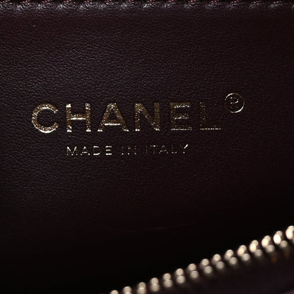 Chanel Calfskin Quilted Small Logo Coco Handle Flap Black 5 of 7