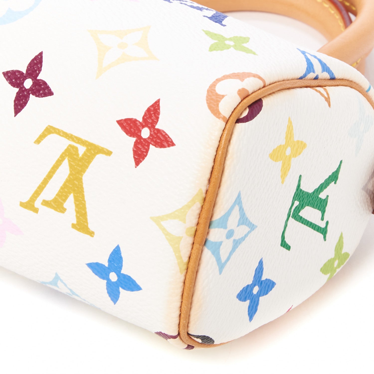 Louis Vuitton Monogram Multicolor Mini Sac HL Speedy White 5 of 8