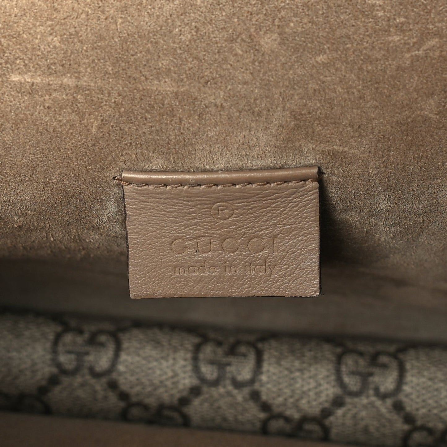 GG Supreme Monogram Mini Dionysus Shoulder Bag  Taupe