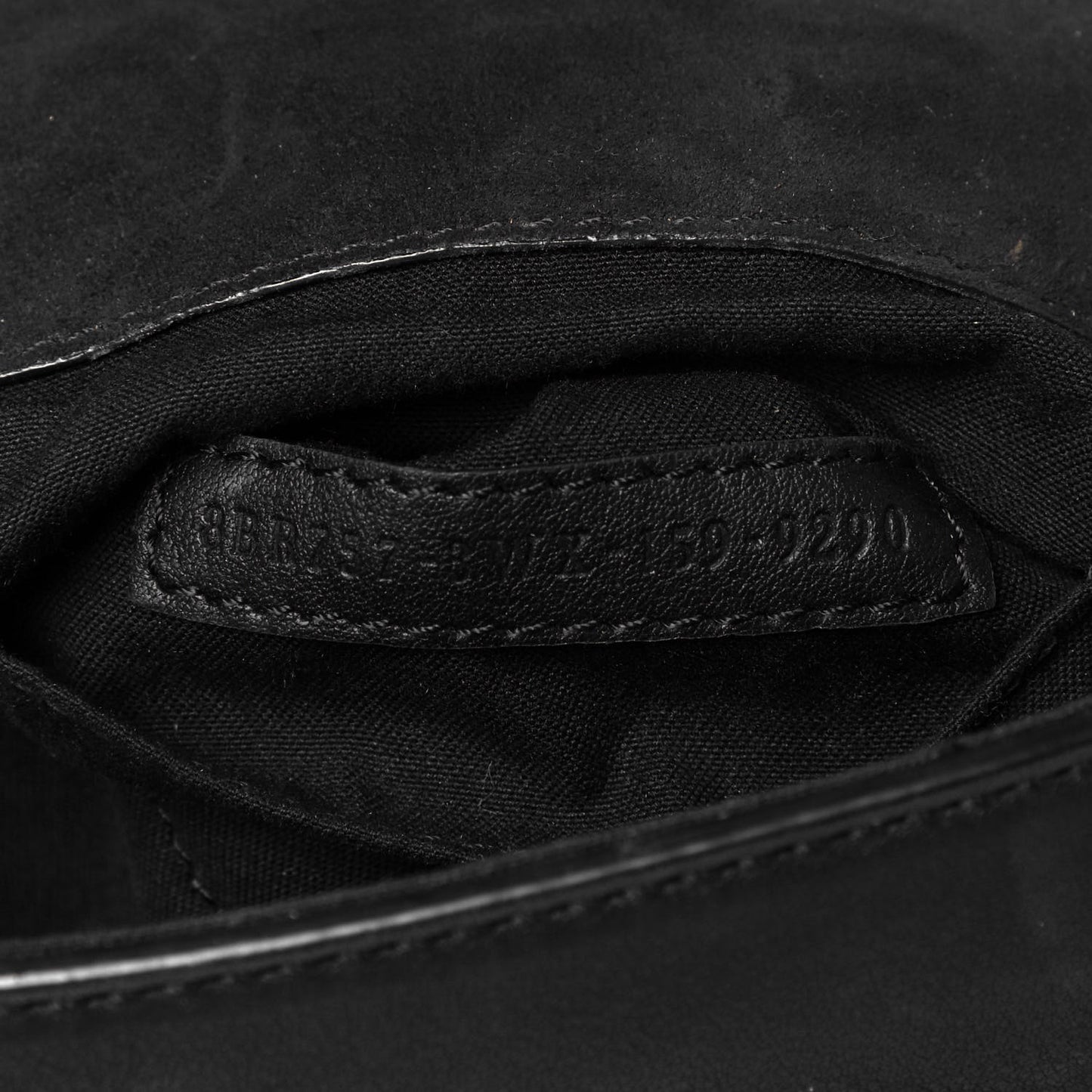 Vitello Dolce Baguette Shoulder Bag Black