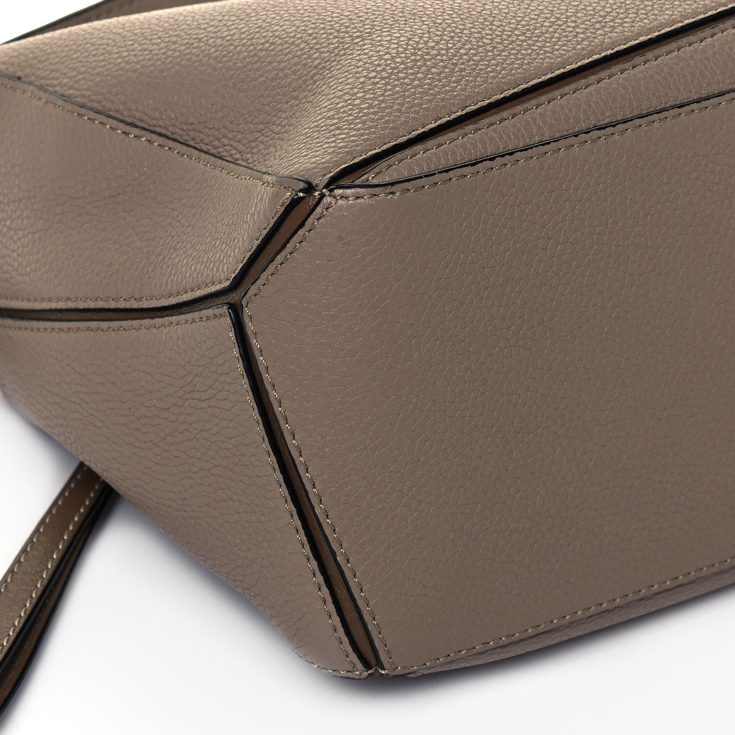 Loewe Grained Calfskin Small Puzzle Bag Sand Mink 8 of 9