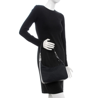 Gucci Monogram GG Small Clasp Hobo Black 2 of 7