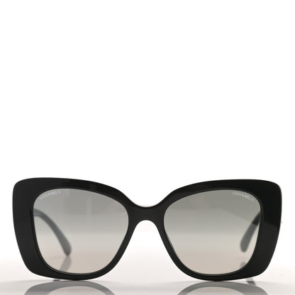 Chanel Acetate Strass Square Sunglasses 5422 Black 2 of 8