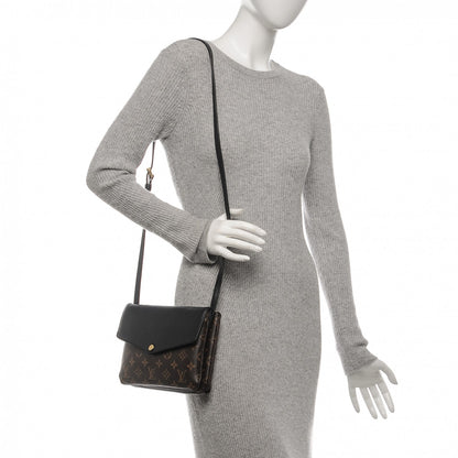 Louis Vuitton Monogram Twice Pochette Black 2 of 9